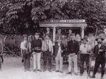 alte Postkarte von Rohr im Gebirge